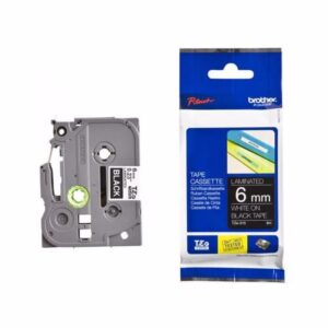 POT PAP BRO TRAKA TZE315 6mm bijelo na crno