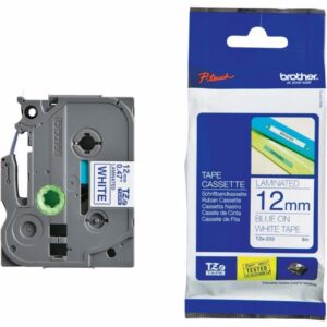 POT TRAKA TZE233 12mm plavo na bijelo