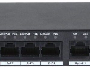 Dahua 6-Port Unmanaged Desktop PoE Switch with 4-Port PoE DH-PFS3006-4ET-60