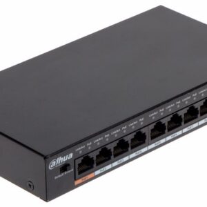 Dahua 10-Port Unmanaged Desktop PoE Switch with 8-Port PoE +2g DH-PFS3010-8ET-96