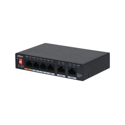 Dahua switch 4-CH PoE Gigabitni PFS3006-4GT-60-V2