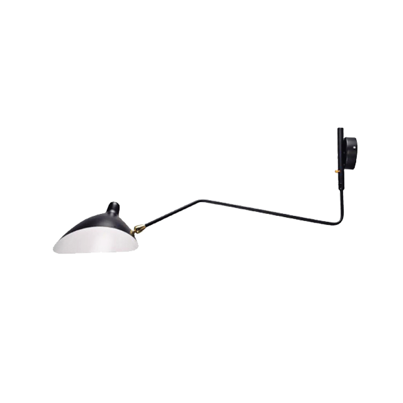 GREEN TECH Zidna lampa Green Tech, E14 x 1 kom, IP20, crna boja - GW85051-BK