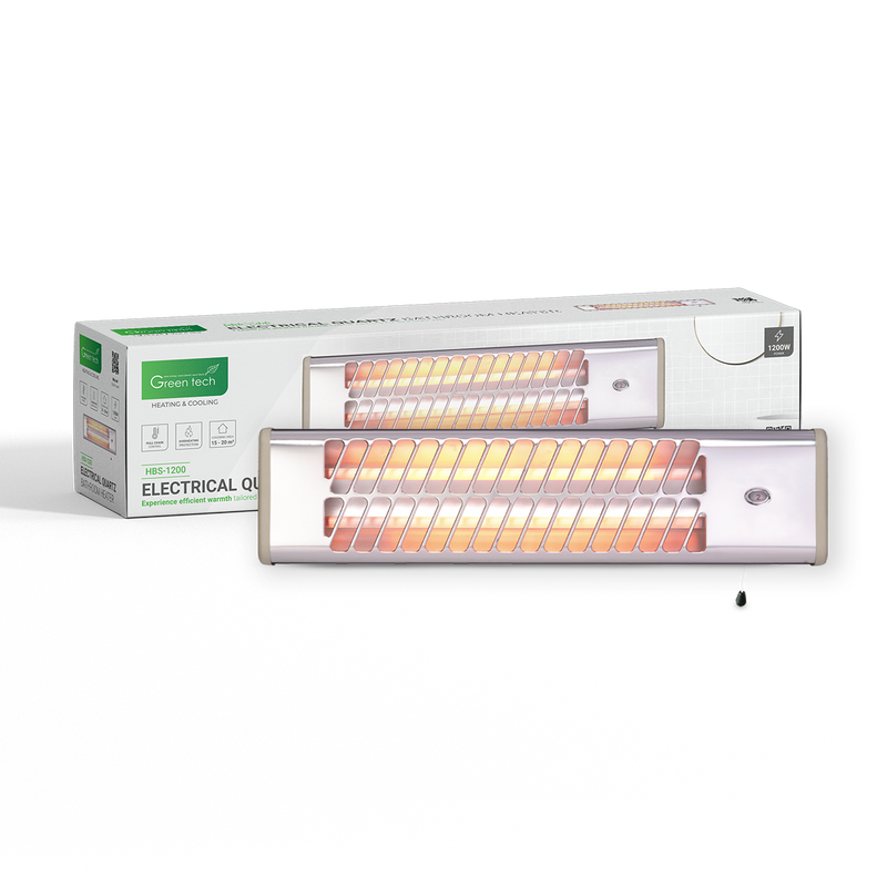 GREEN TECH Kupaonska grijalica Green Tech 1200W, kvarcna, električna - HBS-1200