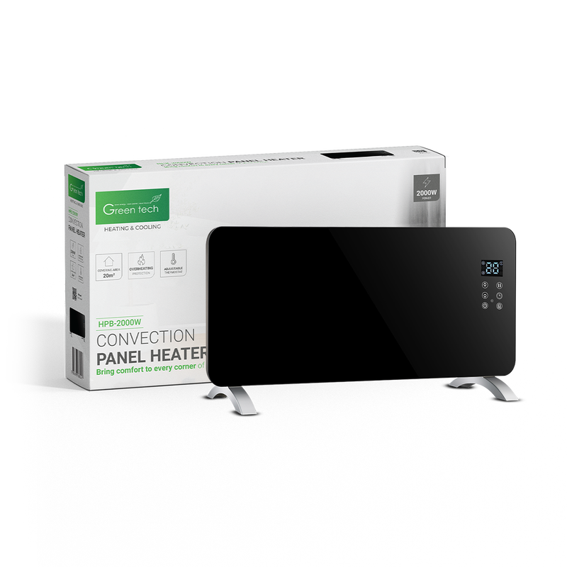 GREEN TECH Konvektorska panelna grijalica Green Tech 2000W, WiFi / Tuya app, električna - HPB-2000W