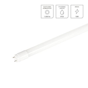GREEN TECH LED cijev Green Tech 120cm, 18W, 4200K, sa starterom - T8-G3-18W-NW