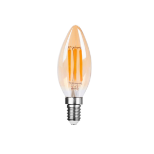 GREEN TECH LED filament žarulja Green Tech 4W, 2700K, E14, AC220V, C35, amber, dimabilna - LFB-3210
