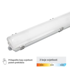 GREEN TECH LED vodotijesna svjetiljka Green Tech, 15W, 3CCT, IP66, 636 cm - LWF-636-15W