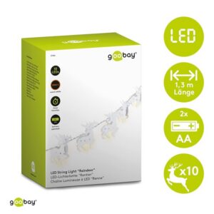 OEM GOOBAY STRING LAMPICE JELENI TIMER NA BATERIJE - WT-57945