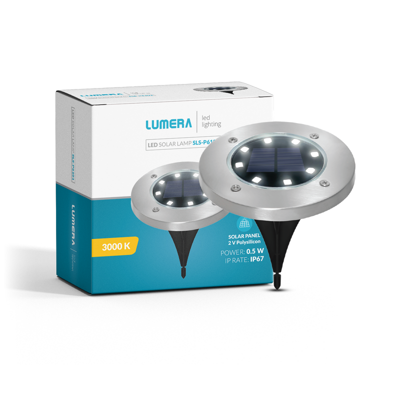 LUMERA LED solarna svjetiljka Lumera Lighting, 3000K, IP67 - SLS-P6101