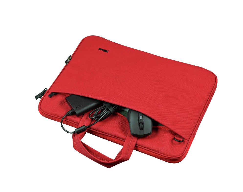 Trust Bologna torba za laptop16", crvena, eco-friendly - Image 2
