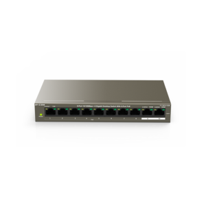 IP-COM IP-COM 8-Port10/100Mbps+2 Gigabit Desktop Switch With 8-Port PoE F1110P-8-102W