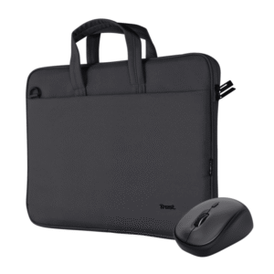 Trust Bologna torba i miš set torba za laptop 16", crna silent miš