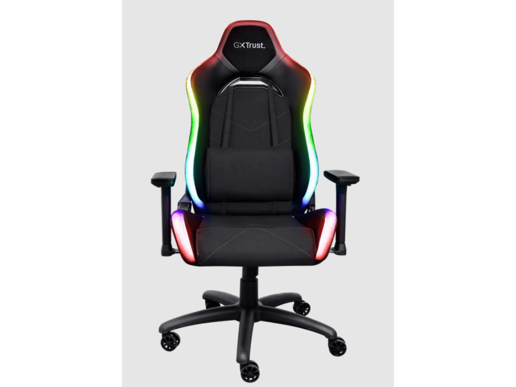 Trust GXT 719 RGB gamingstolica RUYA, crna, udobna,podesiva, bežični daljinski - Image 3