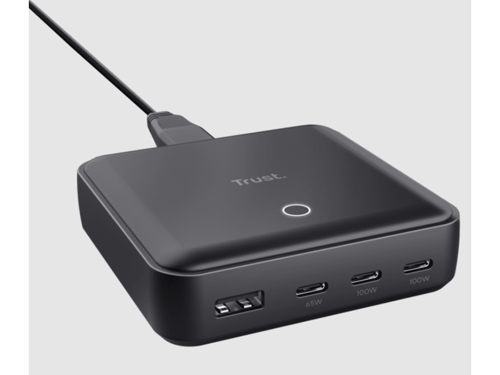 Trust Maxo 100W 4-port USBdesktop punjač, 3 USB-C porta,1 USB-A port - Image 2