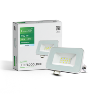 GREEN TECH LED reflektor Green Tech 900 lm, 10W, 6500K, IP65, bijeli - ALX-10WH