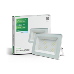GREEN TECH LED reflektor Green Tech 8500 lm, 100W, 6500K, IP65, bijeli - ALX-100WH