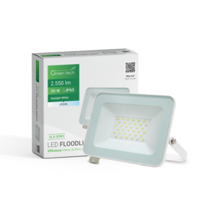 GREEN TECH LED reflektor Green Tech 2550 lm, 30W, 6500K, IP65, bijeli - ALX-30WH