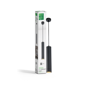 GREEN TECH LED visilica Green Tech, GU10 X 1 kom, crna boja - MERCURY-BLACK