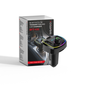 GIGATECH Bluetooth FM transmiter i autopunjač Gigatech BFT-430 s LED svjetlima
