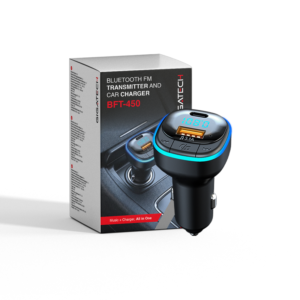 GIGATECH Bluetooth FM transmiter i autopunjač Gigatech BFT-450 s LED svjetlima