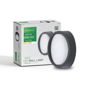 GREEN TECH LED zidna svjetiljka Green Tech 11W, 4000K, promjer 17*6,4cm, IP65, crna - CWA-044