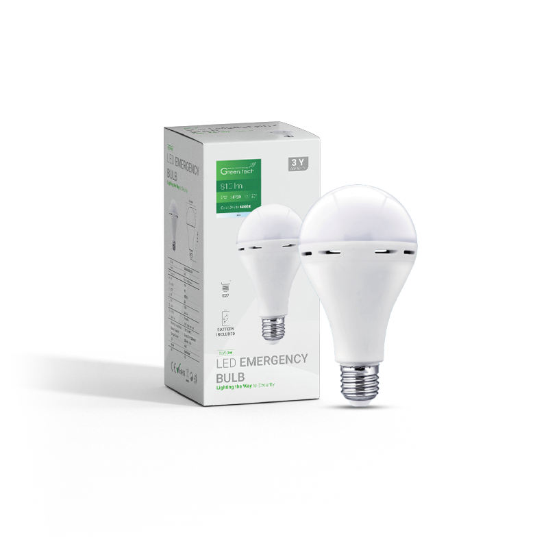 GREEN TECH LED žarulja za nužnu rasvjetu Green Tech A70, 9W, 6000 K, E27, 800 lm - ELW-9W