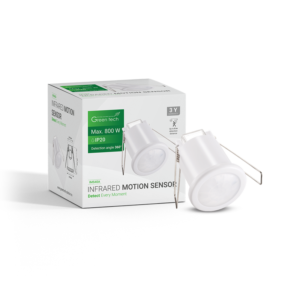 GREEN TECH Infracrveni ugradni senzor pokreta Green Tech IMS40A, IP20, 360°