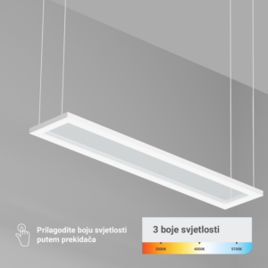 GREEN TECH LED kristalna panel visilica Green Tech 40W, 3CCT, 120 lm/W, 300x12 - LLP-40W