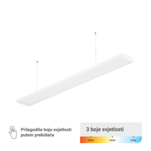 GREEN TECH LED vislica Green Tech, bijela, 60W, 3CCT, 1500x150x34 mm - LLW-60W