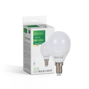 GREEN TECH LED žarulja Green Tech 5W, 4000K, E14, G45, IP20, Sanan chip - LB-1302