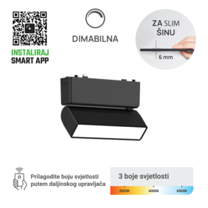 GREEN TECH LED magnetna svjetiljka Green Tech, 6W, 3CCT, LED Osram, Dim./ Smart Lamp APP - MG05-6W-3CCT