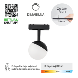 GREEN TECH LED magnetna svjetiljka Green Tech, 6W, 3CCT, LED Osram, Dim./ Smart Lamp APP - MG14-6W-3CCT