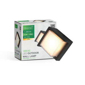 GREEN TECH LED vanjska zidna svjetiljka Green Tech OHIO, 12W, 3000K, IP65 - AB2884