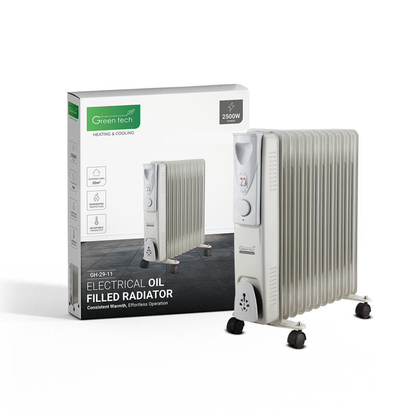 GREEN TECH Uljni radijator Green Tech 2500W, električni - GH-29-11
