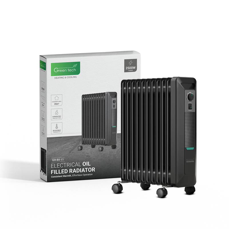 GREEN TECH Uljni radijator Green Tech 2500W, električni - GH-80-11