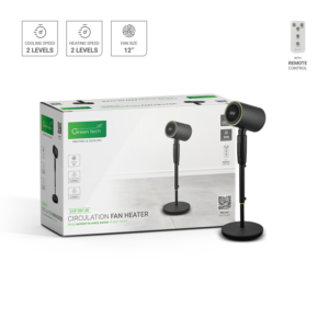 GREEN TECH Ventilator i grijalica Green Tech 50W (hlađenje) / 2200W (grijanje) - G-HF-2IN1-GR