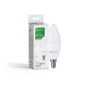 GREEN TECH LED žarulja Green Tech 7W, 3000K, E14, C37, IP20, Sanan chip - LB-1204