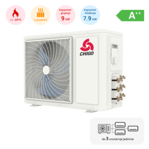 Chigo Multi split Chigo vanjska jedinica 7.9kW, A++, -20 ~ 55°C, s grijačem, 3 izlaza - Z3OC-27HRIN4