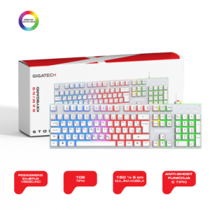 GIGATECH Tipkovnica Gigatech STORM gaming