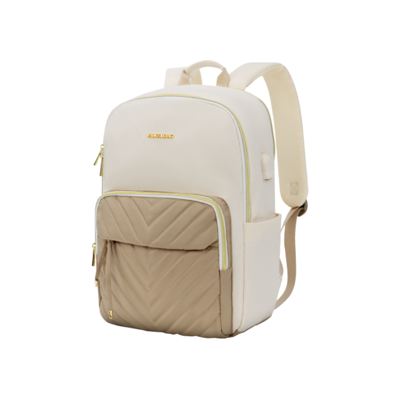KINGSLONG Ruksak za laptop Kingslong 15,6", vodootporan, bijeli - LYS230203WH-15.6