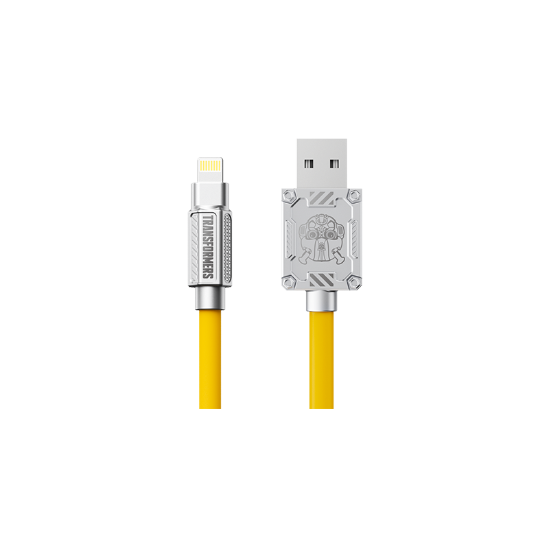 TRANSFORMERS USB na lightning kabel Transformers TF-A02, 1.5m, žuti - TF-A02-YL