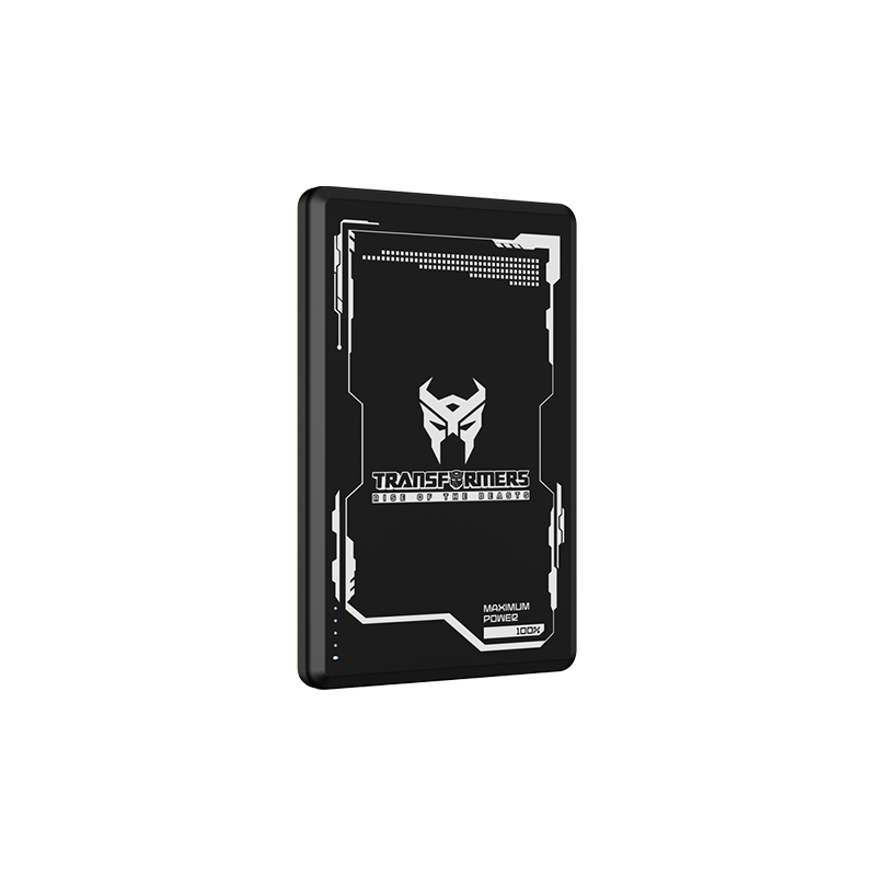 TRANSFORMERS Power bank 5000 mAh i wireless punjač 10W Transformers TF-D01, crni - TF-D01-BK