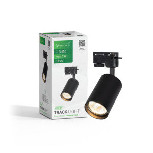 GREEN TECH Šinska svjetiljka Green Tech, GU10, IP20, crna - L200-BK
