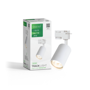 GREEN TECH Šinska svjetiljka Green Tech, GU10, IP20, bijela - L200-WH