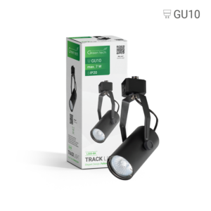 GREEN TECH Šinska svjetiljka Green Tech, GU10, IP20, crna - L300-BK