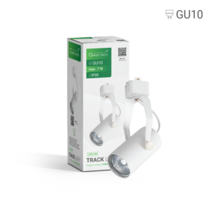 GREEN TECH Šinska svjetiljka Green Tech, GU10, IP20, bijela - L300-WH