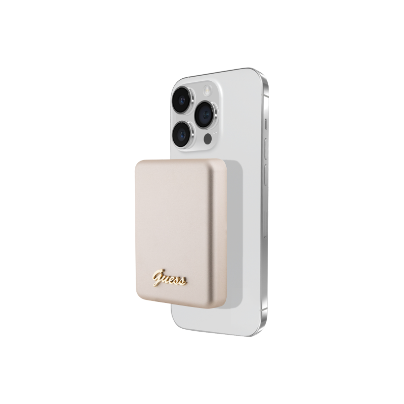 Guess Power bank Guess 3000 mAh, 5W, MagSafe kompatibilan, zlatni - GUPBM3ALGSGD
