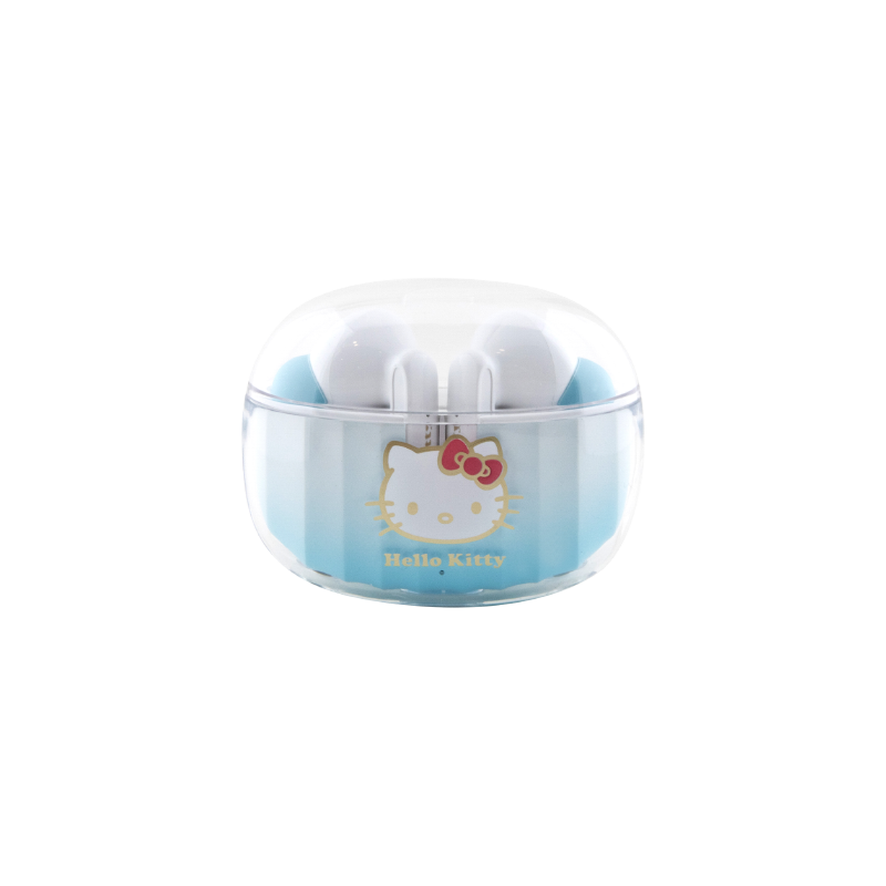 Hello Kitty Slušalice Hello Kitty wireless, plave - HKTWSHDGKEQ