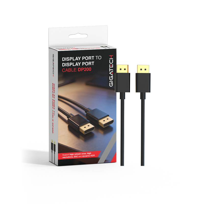 GIGATECH Kabel Gigatech Display Port na Display Port 2m - DP200