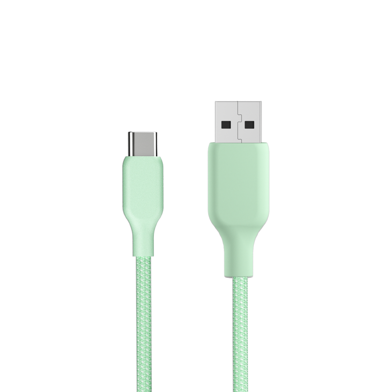 GIGATECH USB na C kabel Gigatech XZ321 1m, zeleni